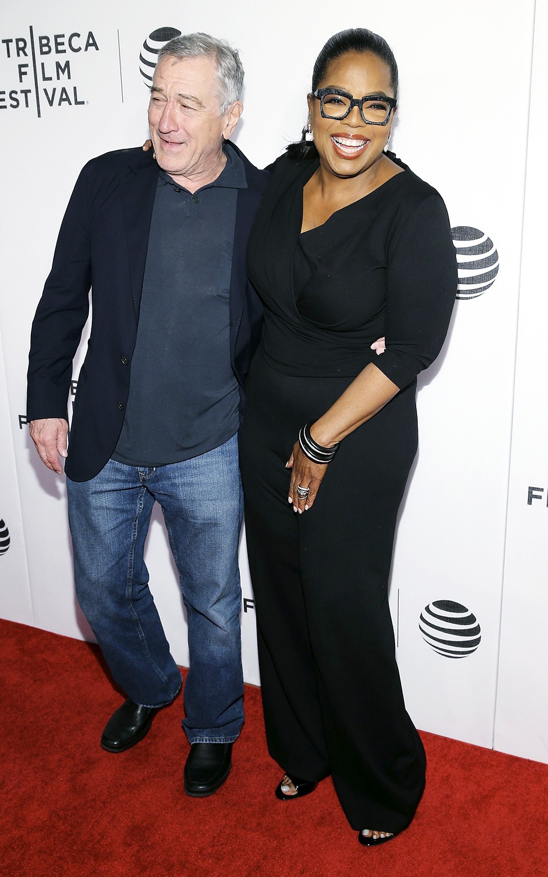 Роберт Де Ниро, Опра Уинфри на премьере сериала «Гринлиф» в рамках фестиваля Tribeca, 20 апреля 2016 г.