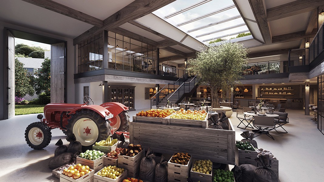 Ресторан Farmers’ Market в отеле Six Senses Ibiza