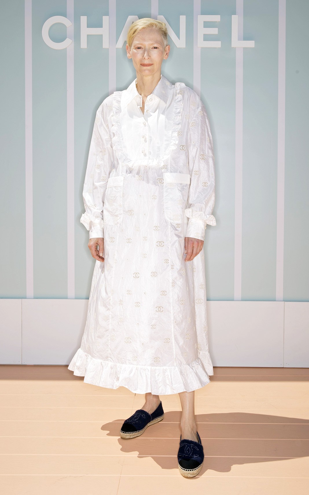 Тильда Суинтон на шоу Chanel Cruise 2018/19 Replica Show в Бангкоке, 31 октября 2018 г.