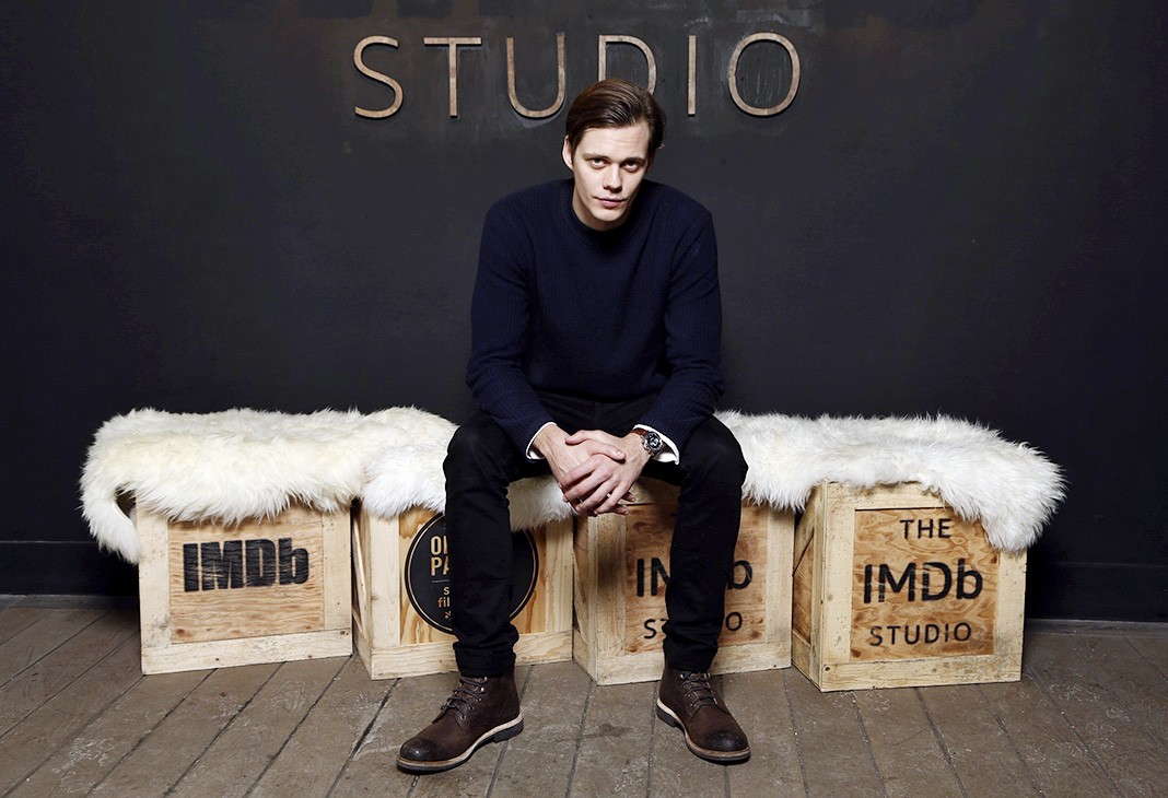 Билл Скарсгард в студии The IMDb Studio and The IMDb Show на кинофестивале Сандэнс в Парк-Сити, 21 января 2018 г.