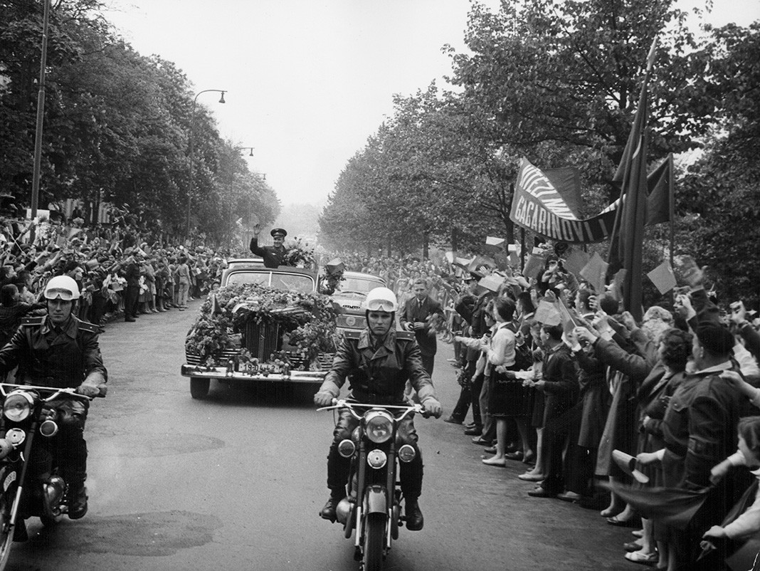 Прибыл с официальным визитом в Прагу, 1 мая 1961 г.