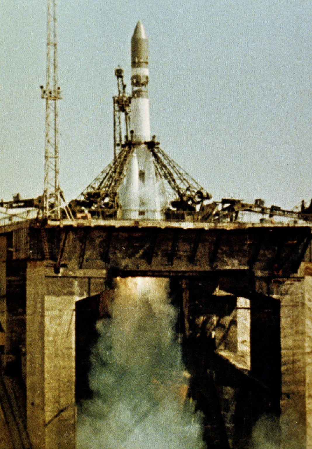 Старт космического корабля «Восток», 12 апреля 1961 г.