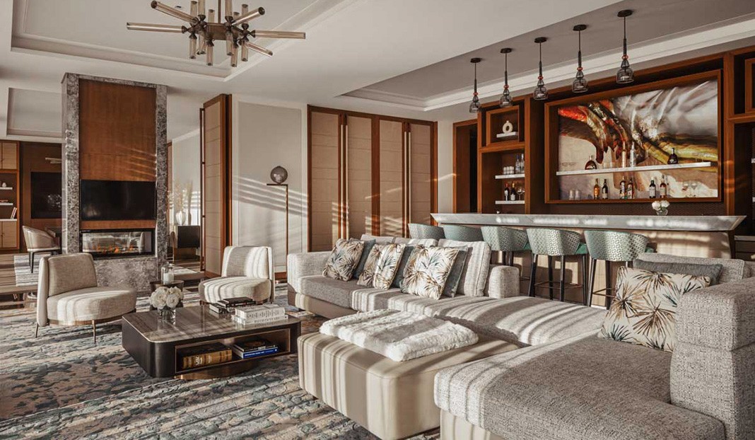 Гостиная в Люксе Suite One