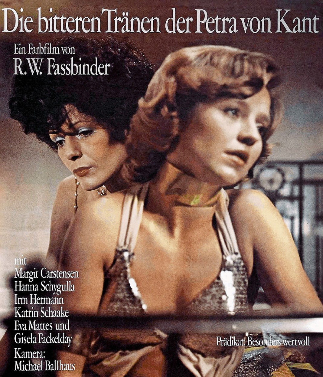 Афиша из фильма «Горькие слезы Петры фон Кант» (Die bitteren Tränen der Petra von Kant), 1972 г.