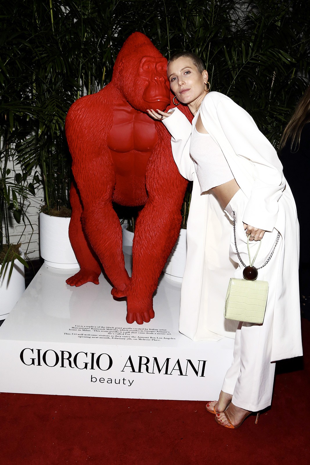Дри Хемингуэй на выставке Giorgio Armani Beauty в Лос-Анджелесе На выставке Giorgio Armani Beauty в Лос-Анджелесе, 4 января 2019 г.