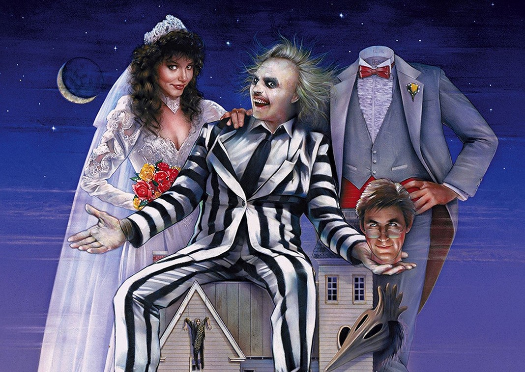 Постер к фильму «Битлджус» режиссера Тима Бертона, 1988 г. Постер к фильму «Битлджус»