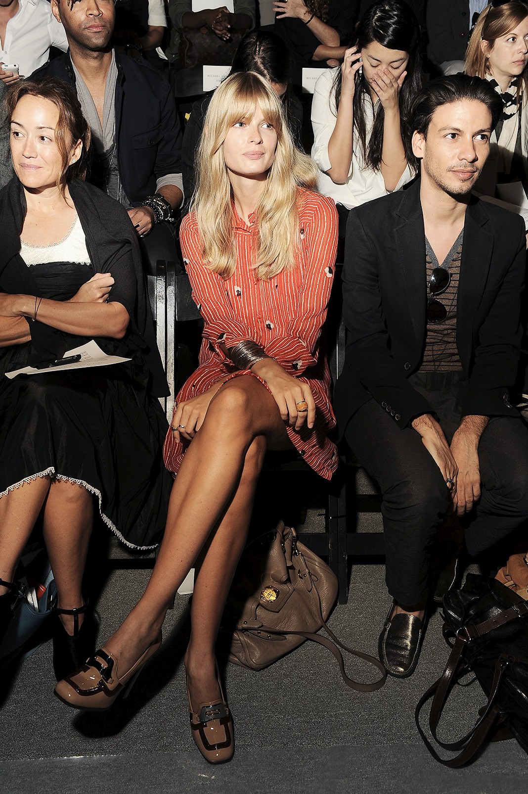 На Неделе моды Mercedes-Benz Fashion Week в Нью-Йорке, 10 сентября 2010 г.