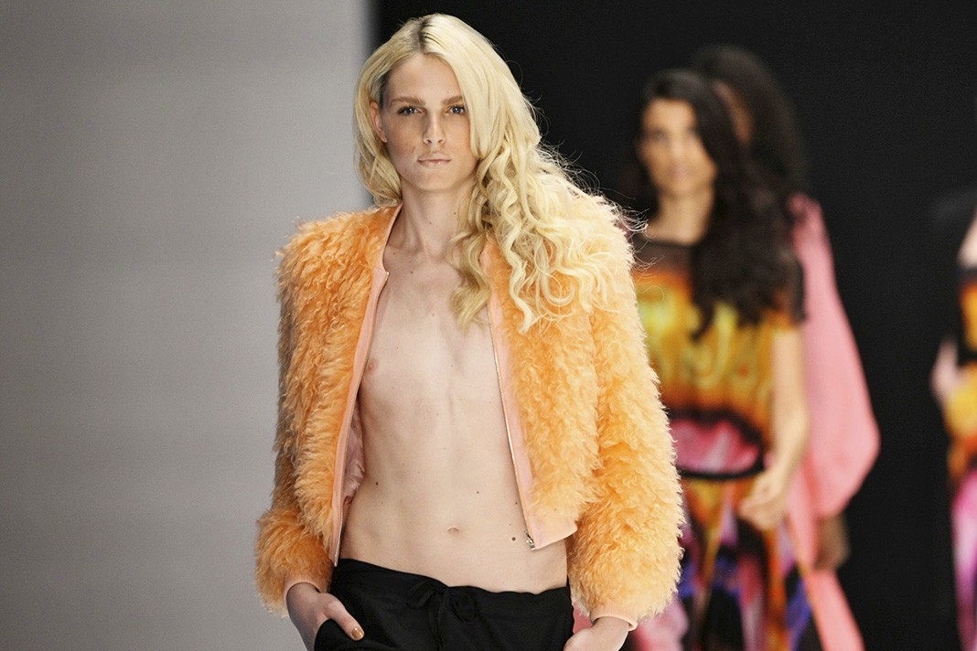 На шоу Michalsky Осень/Зима 2012 в рамках Недели моды Mercedes-Benz Fashion Week в Берлине, 20 января 2012 г.