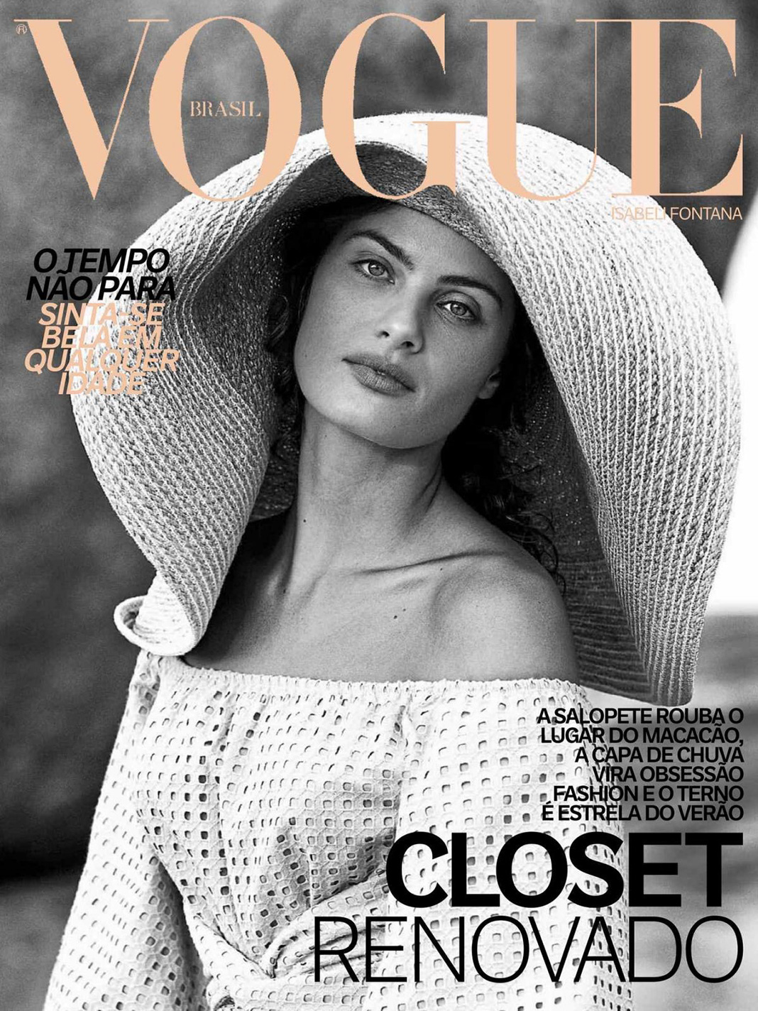 Изабели Фонтана на обложке журнала Vogue Brazil, октябрь 2017 г. На обложке журнала Vogue Brazil, октябрь 2017 г.