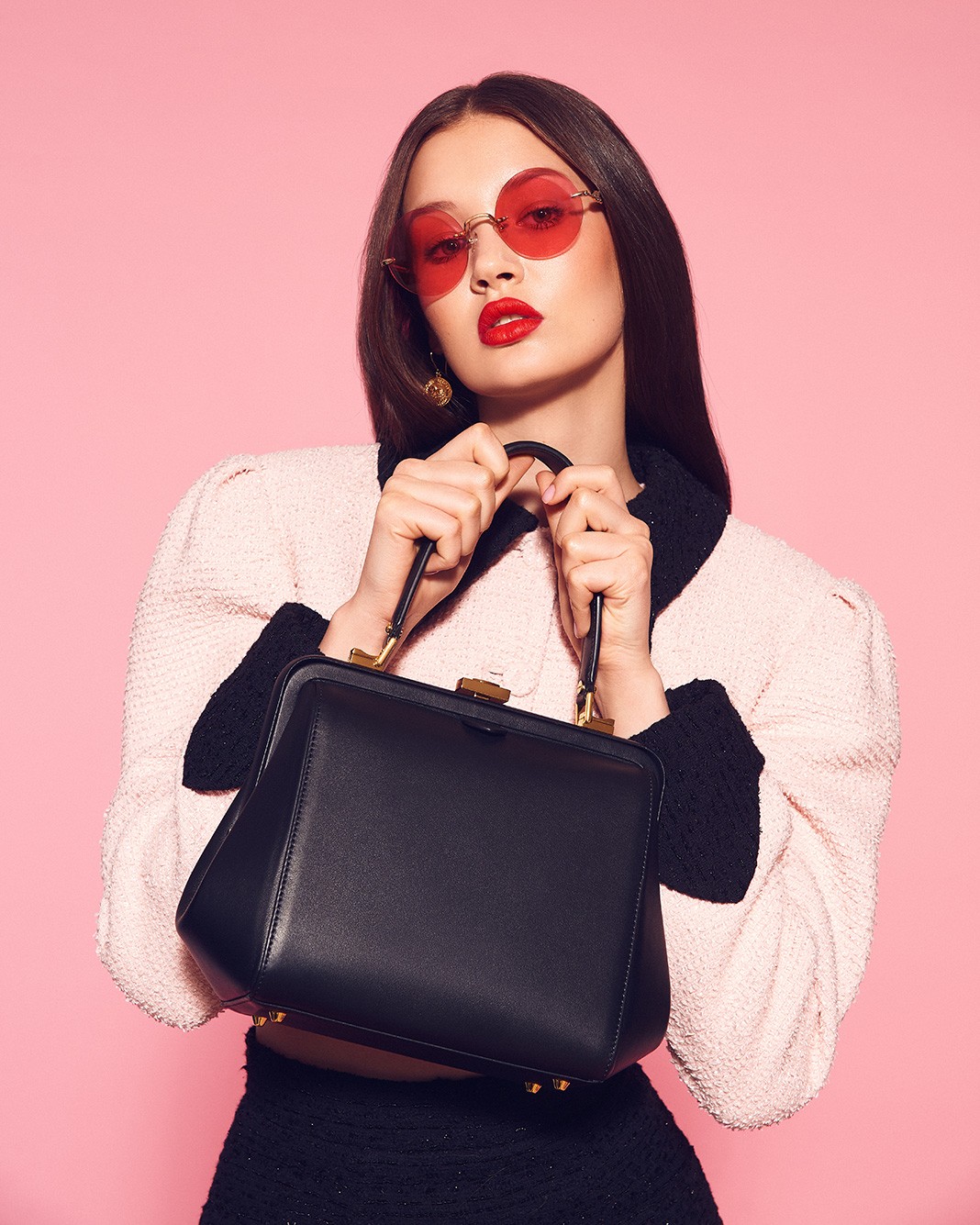 Черная сумка IRA Bag 2.0 Ulyana Sergeenko Черная IRA Bag 2.0 Ulyana Sergeenko