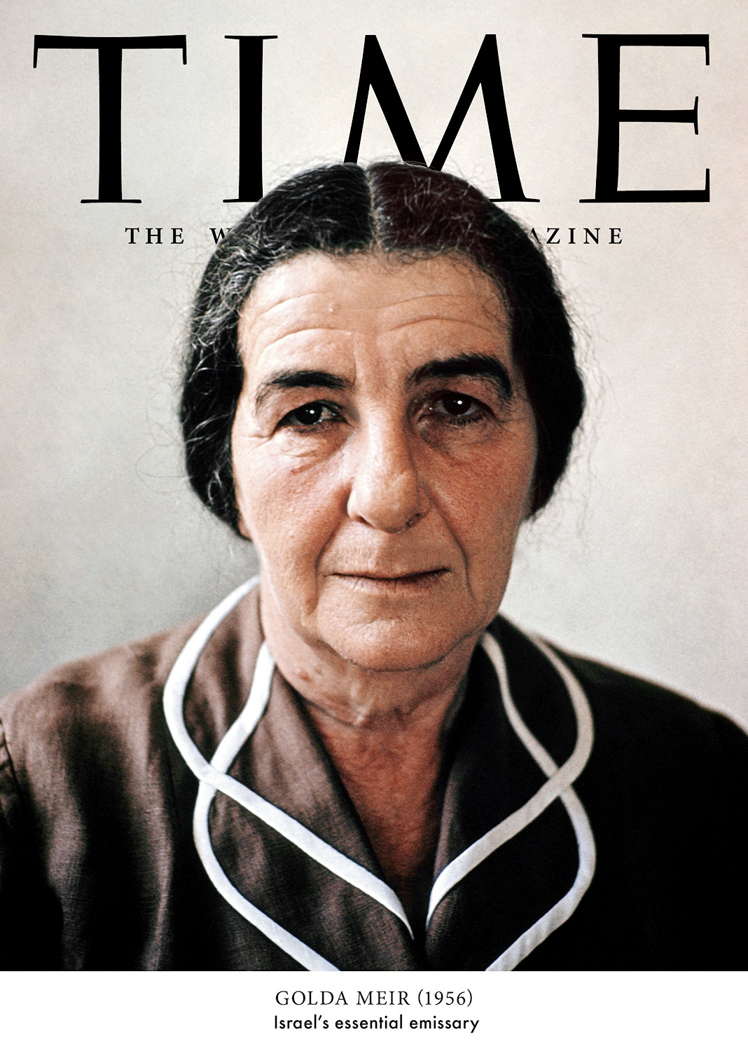 Голда Меир на обложке журнала Time, 1956 г. Голда Меир на обложке журнала Time