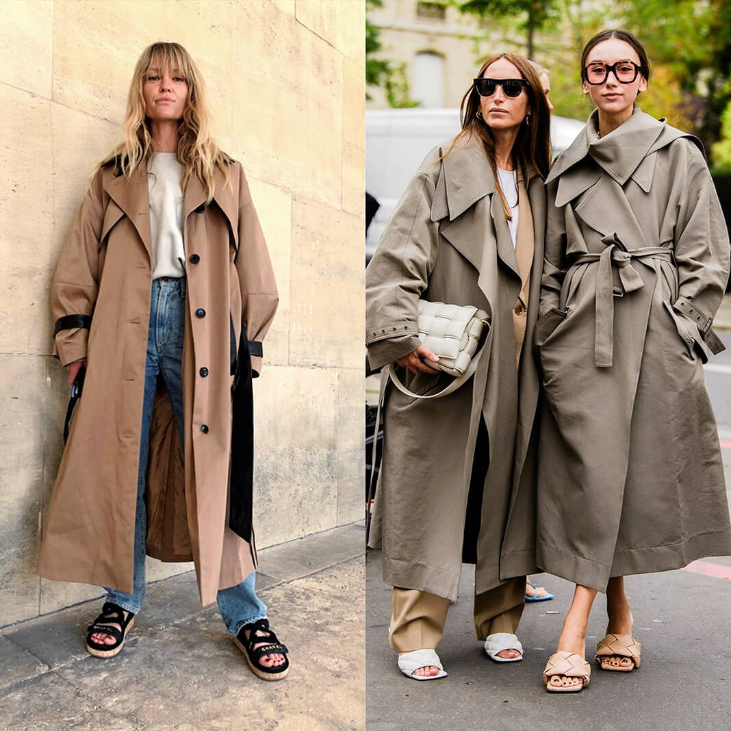 Неделя моды в Париже S/S2020 стрит стайл; Жанетт Мэдсен в тренче House of Dagmar Неделя моды в Париже S/S2020; Жанетт Мэдсен в тренче House of Dagmar