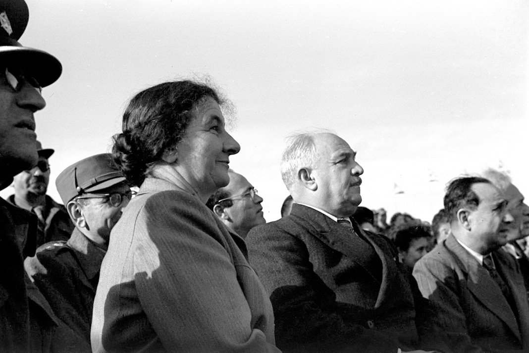 Голда Меир, Давид Ремез, 1948 г. Голда Меир, Давид Ремез