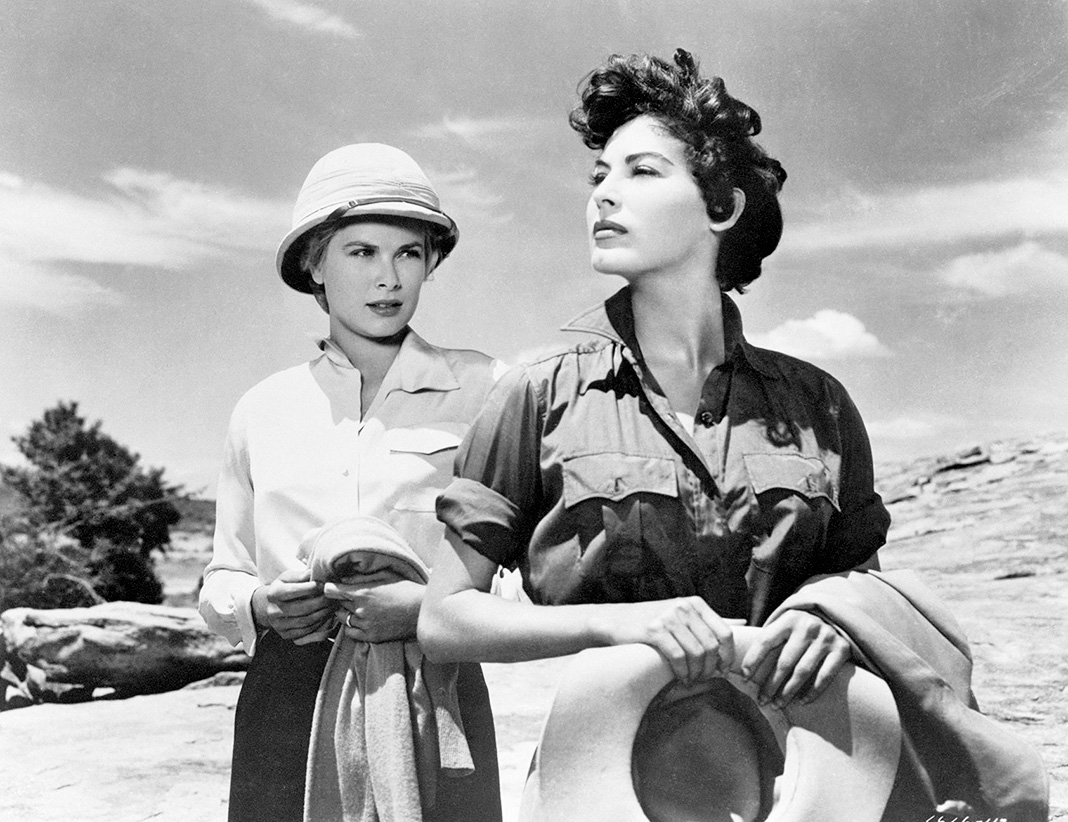 Грейс Келли, Ава Гарднер в фильме «Могамбо», 1954 г. Грейс Келли, Ава Гарднер в фильме «Могамбо»