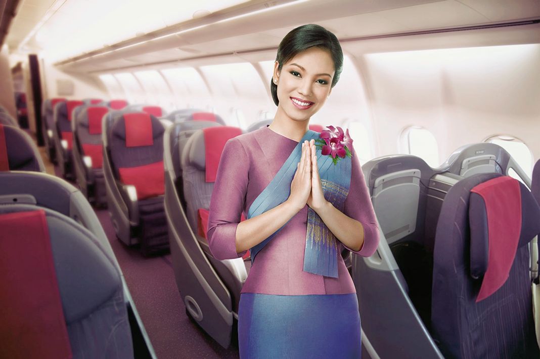 Стюардесса авиалиний Thai Airways Стюардесса Thai Airways