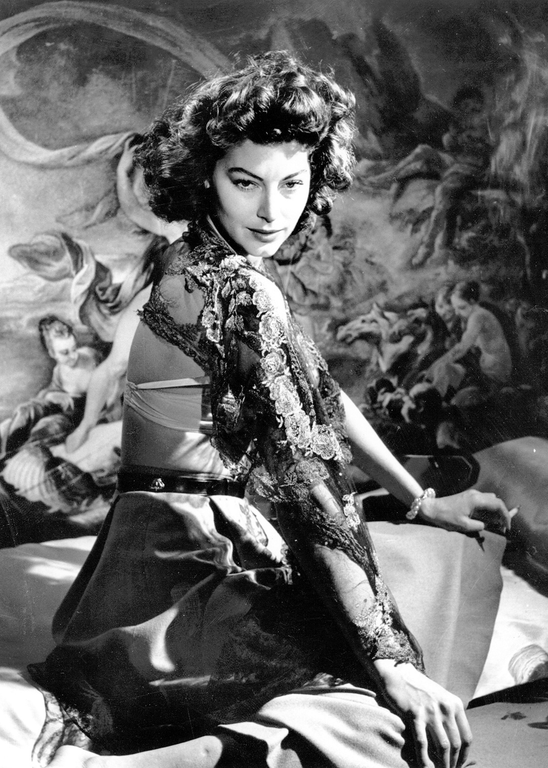 Актриса Ава Гарднер, 1950 г. Ава Гарднер, 1950 г.