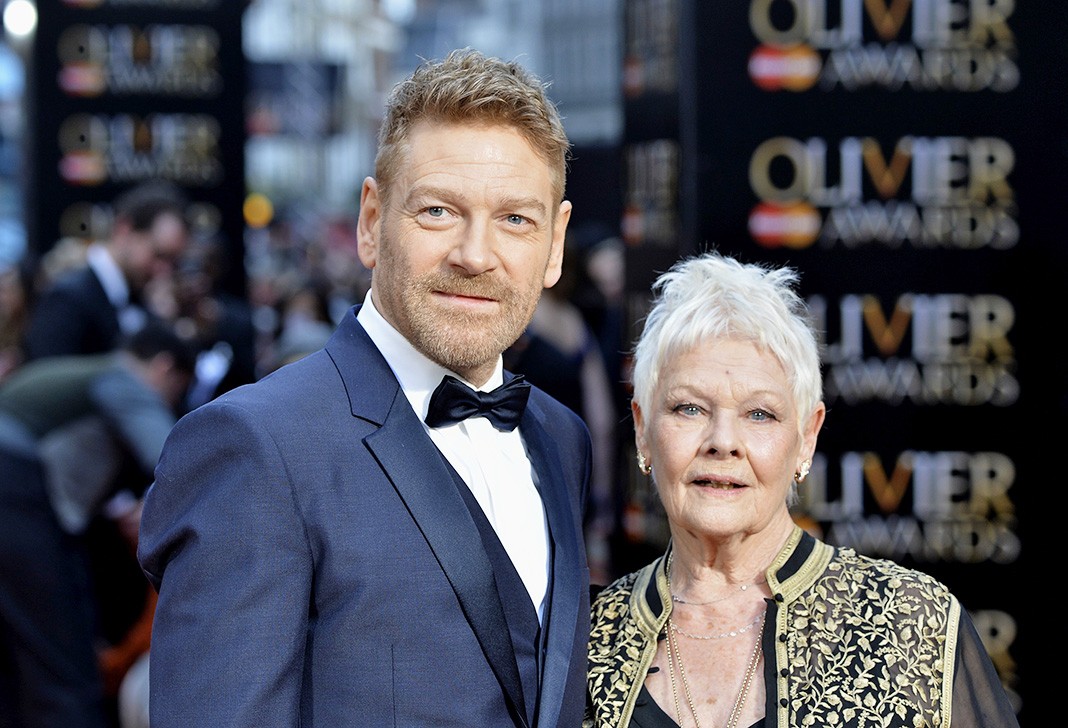 Кеннет Брана, Джуди Денч на церемонии вручения премии The Olivier Awards with Mastercard в Лондоне Кеннет Брана, Джуди Денч на церемонии вручения премии The Olivier Awards with Mastercard