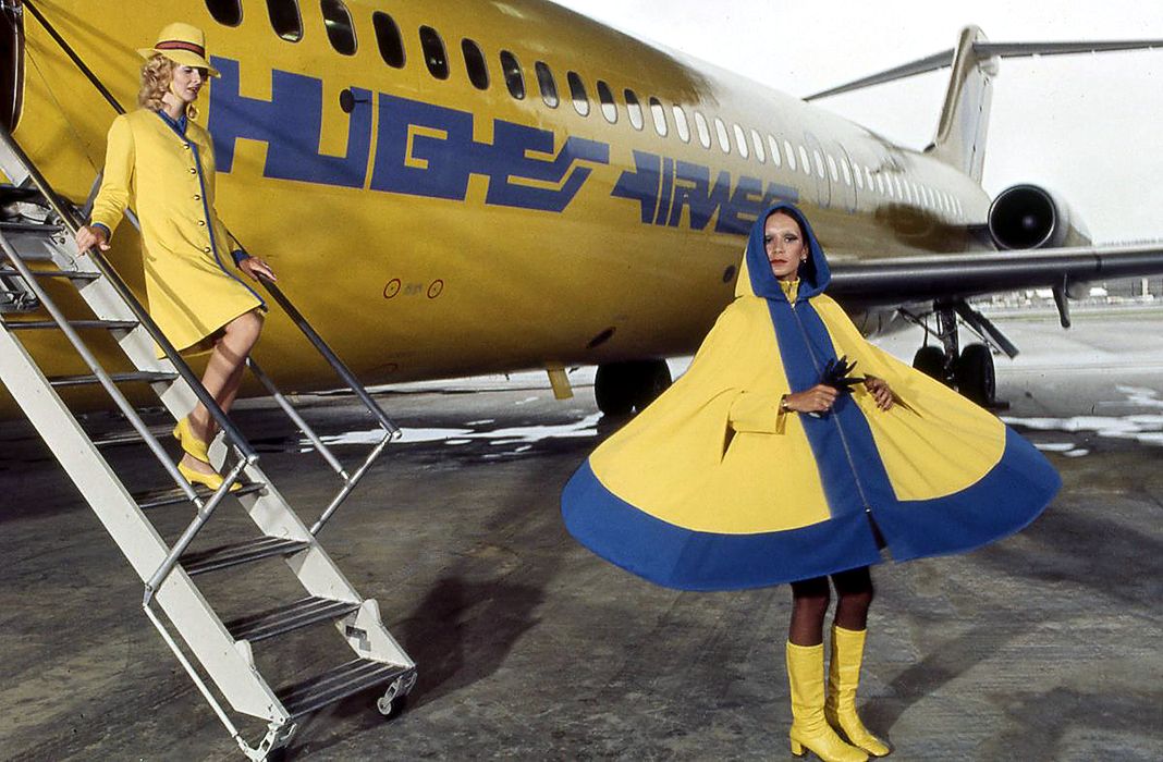 Стюардессы Hughes Airwest, 1970 г. Стюардессы Hughes Airwest