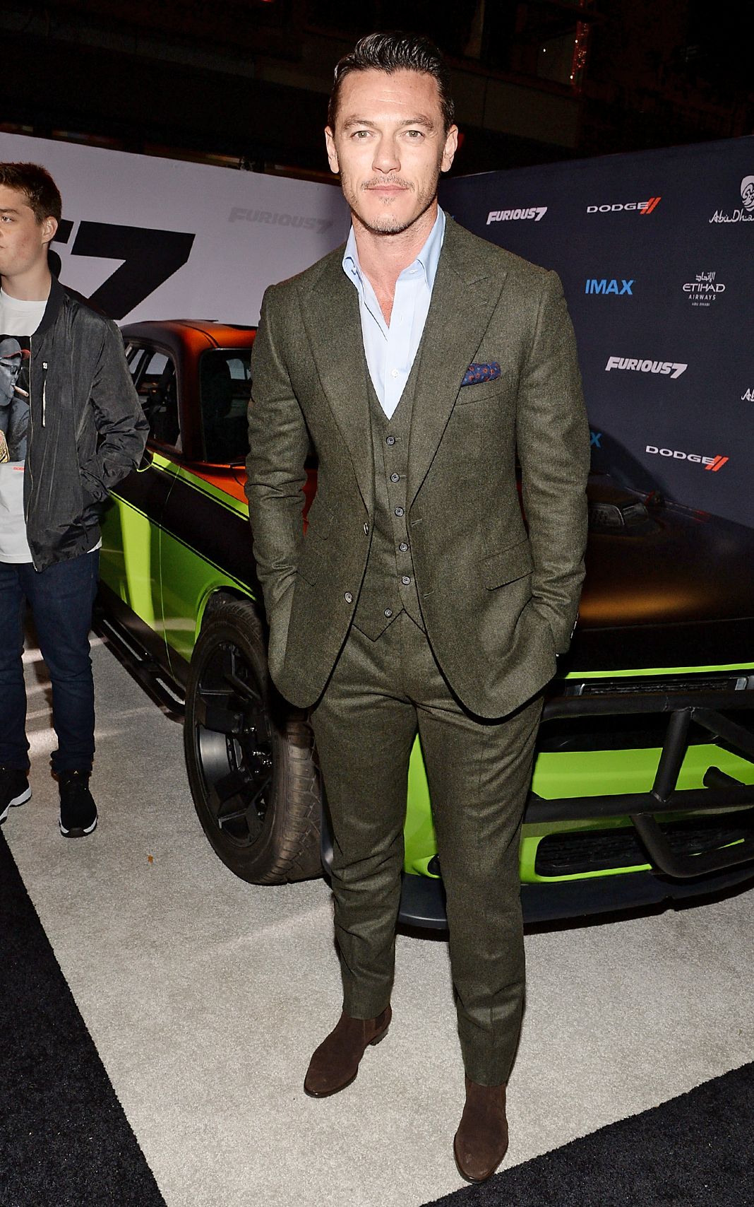 На премьере Furious 7 в Лос-Анджелесе.