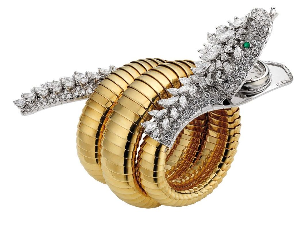 Bvlgari, браслет-часы Serpenti, принадлежавшие Элизабет Тейлор, 1961 г. Bvlgari, браслет-часы Serpenti, принадлежавшие Элизабет Тейлор, 1961 г.
