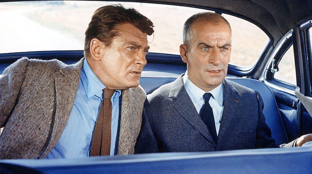 В фильме «Фантомас» с Луи де Фюнесом, 1964 г. В фильме «Фантомас» с Луи де Фюнесом.