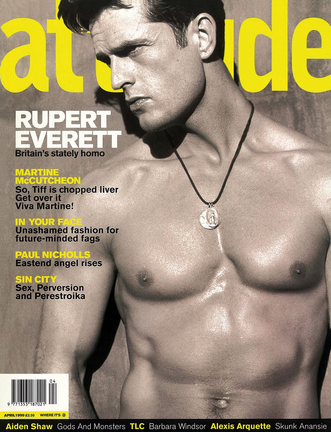 На обложке журнала Attitude На обложке журнала Attitude