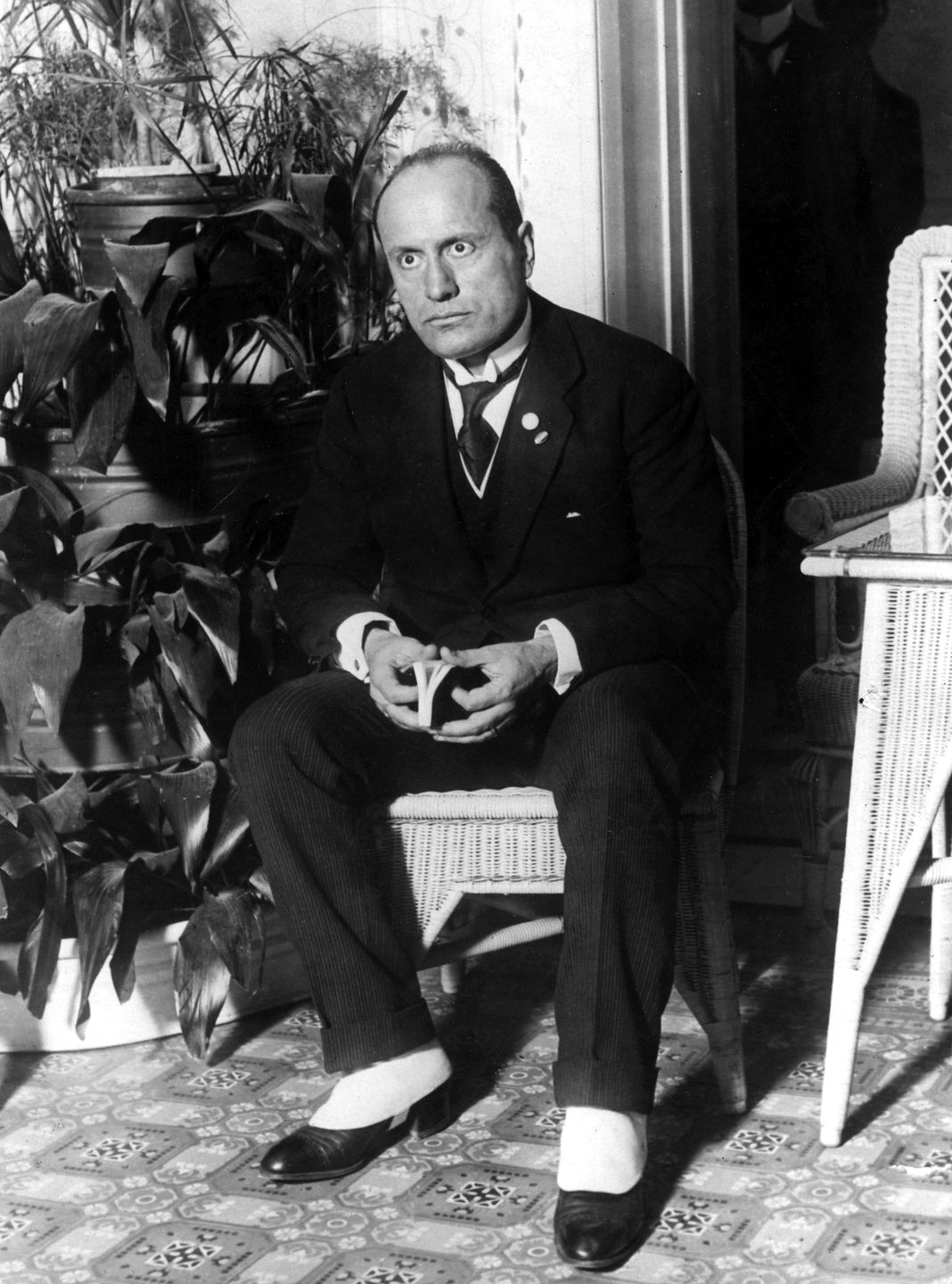 Итальянский фашистский диктатор Бенито Муссолини (1883-1945). Итальянский фашистский диктатор.
