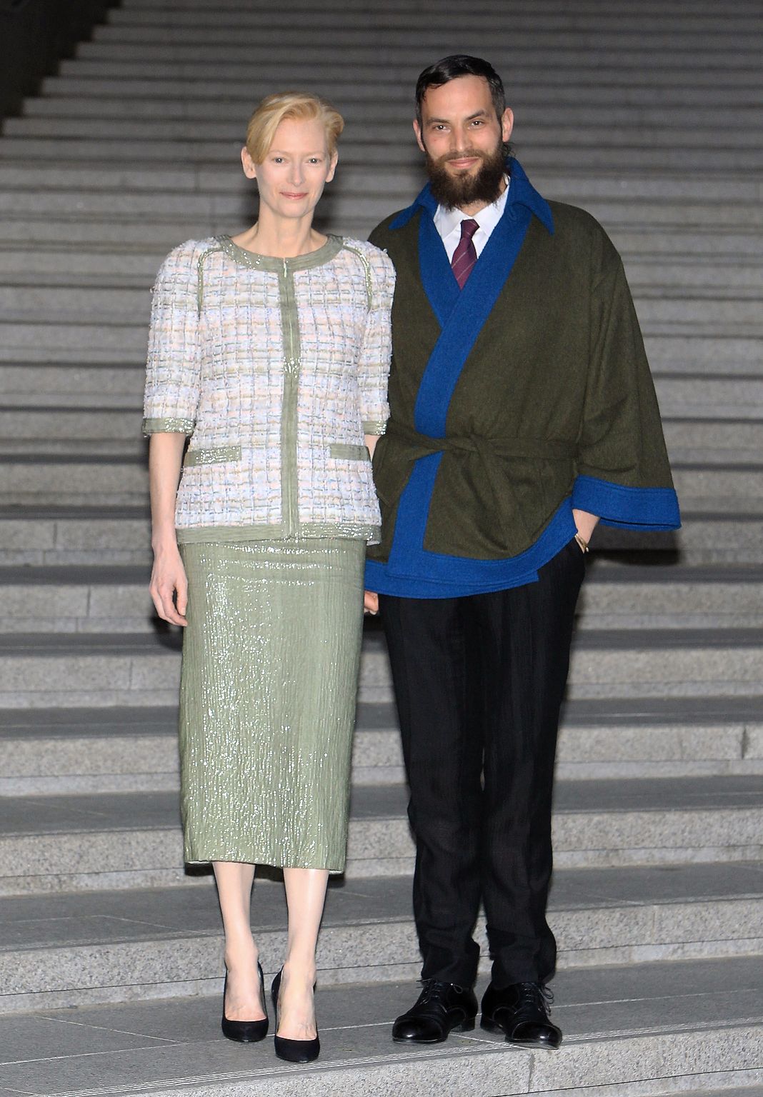 Тильда Суинтон, Сандро Копп на шоу Chanel 2015/16 Cruise Collection
