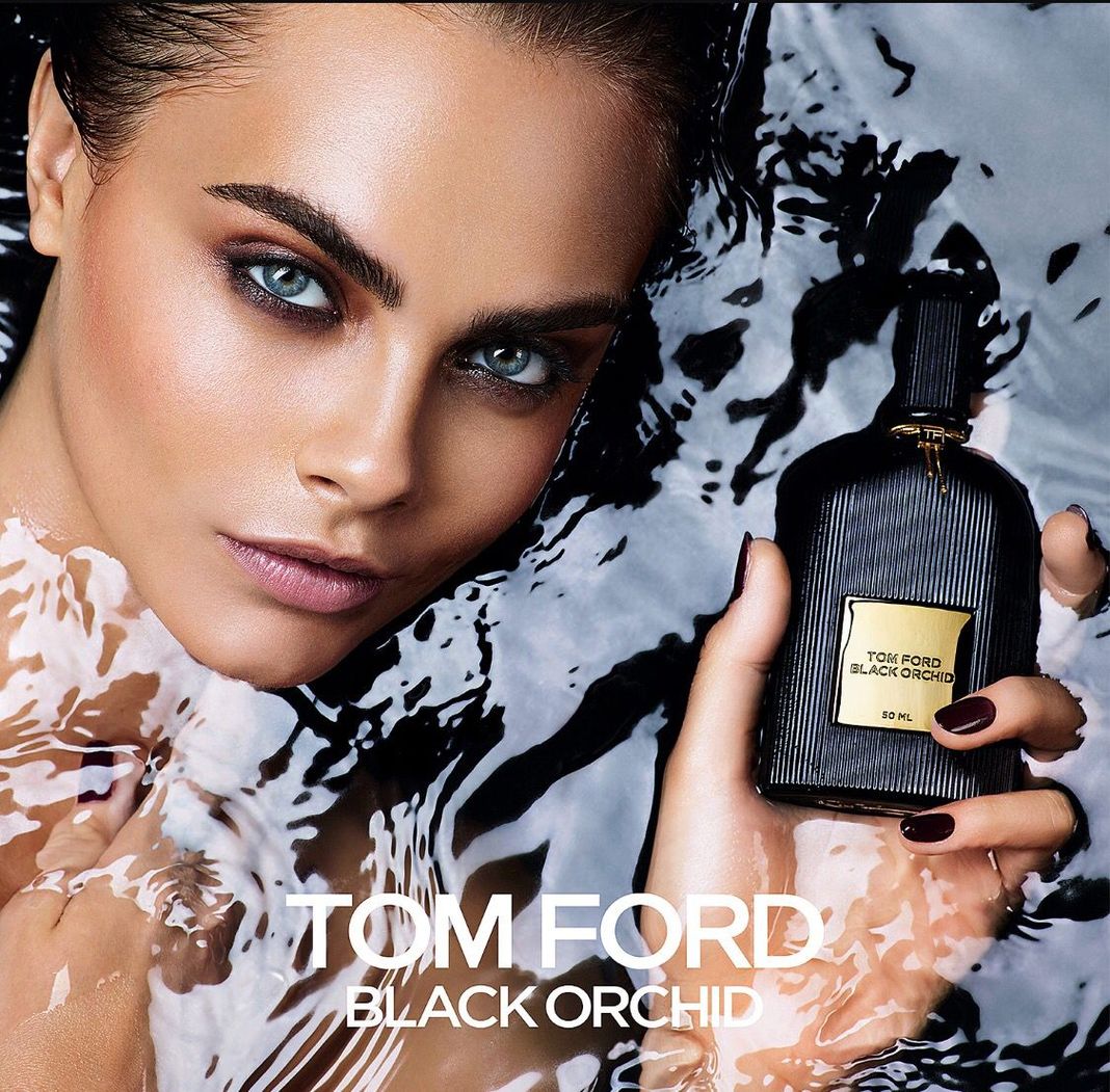 В рекламной кампании аромата Black orchid Tom Ford В рекламной кампании аромата Black orchid Tom Ford