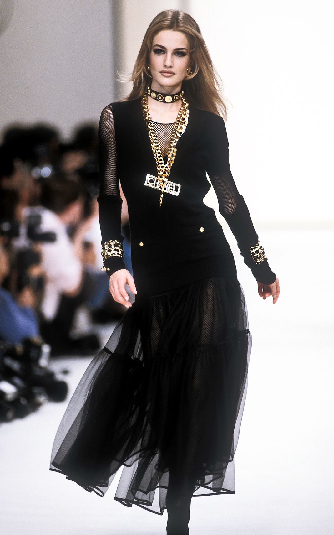 На шоу Chanel FW 1991