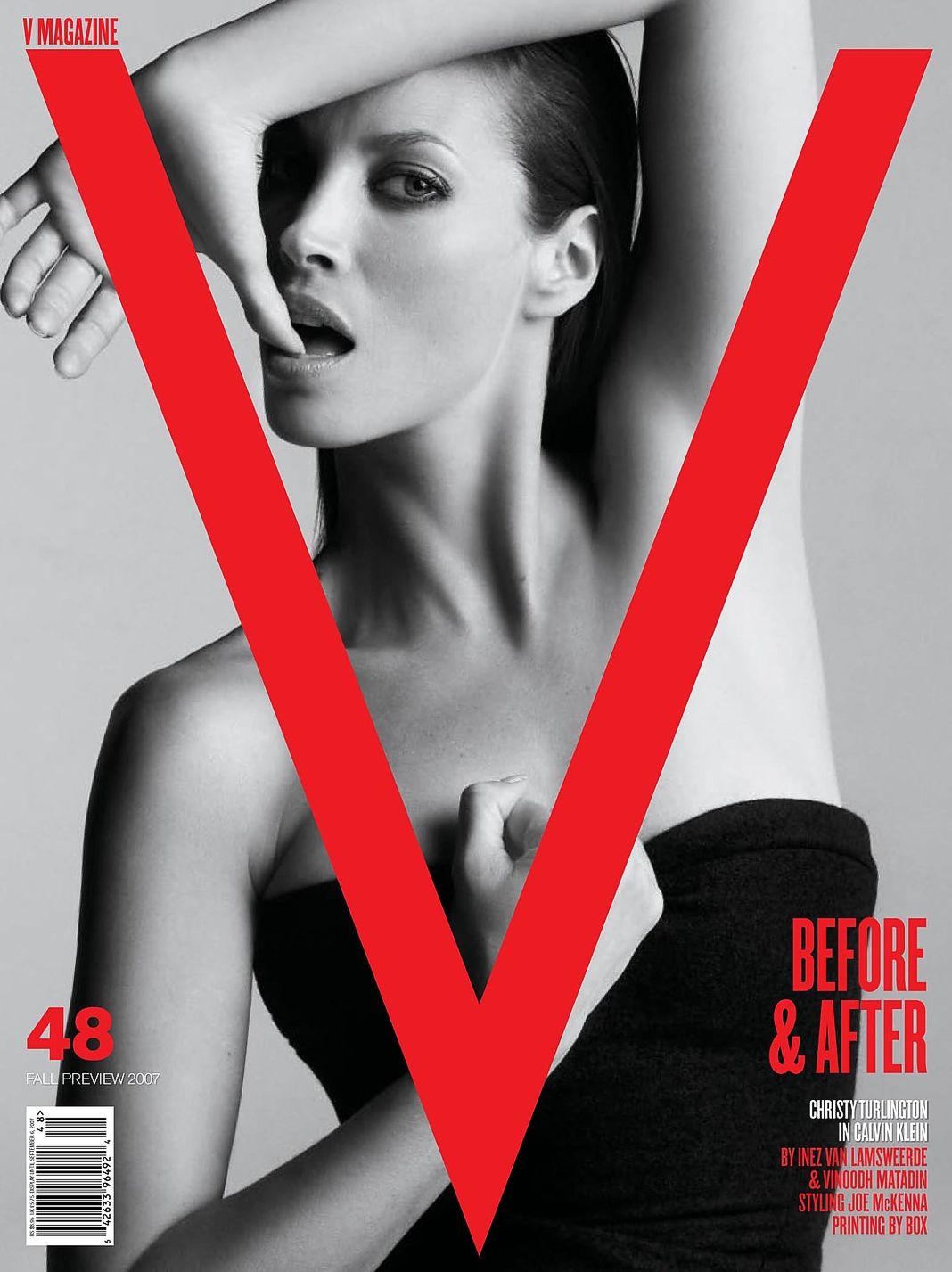 На обложке V Magazine, 2007 г. На обложке V Magazine
