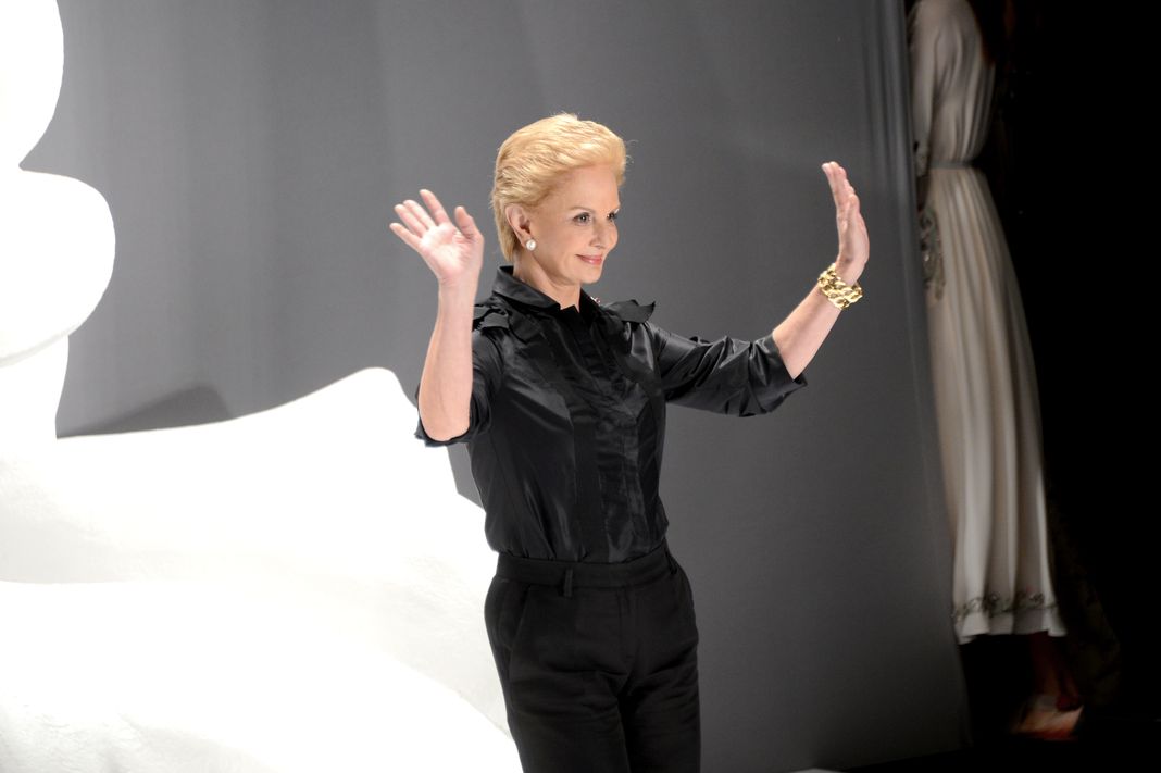 Кэролайн Эррера на шоу Carolina Herrera Spring 2013 во время Недели моды в Нью-Йорке, 10 сентября 2012 г. цитаты Каролины Эрреры. Кэролайн Эррера на шоу Carolina Herrera Spring 2013