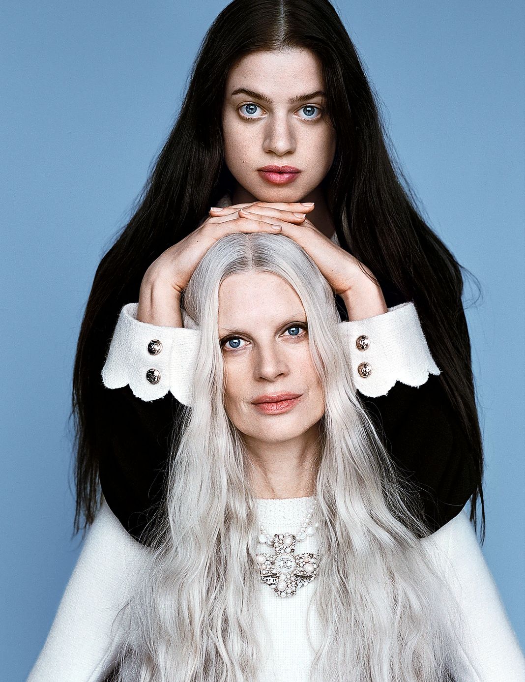 С дочерью Lily McMenamy для журнала i-D С дочерью Lily McMenamy