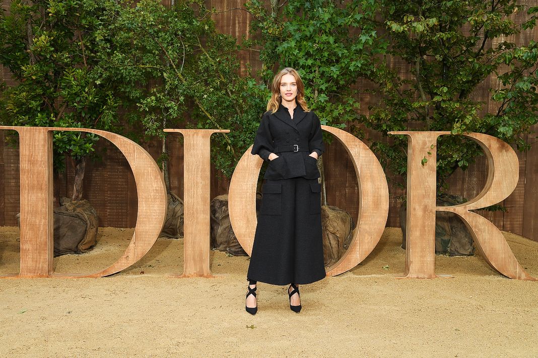 Наталья Водянова на показе Christian Dior Womenswear в рамках Недели моды в Париже, 24 сентября 2019 г. Наталья Водянова на показе Christian Dior Womenswear в рамках Недели моды.