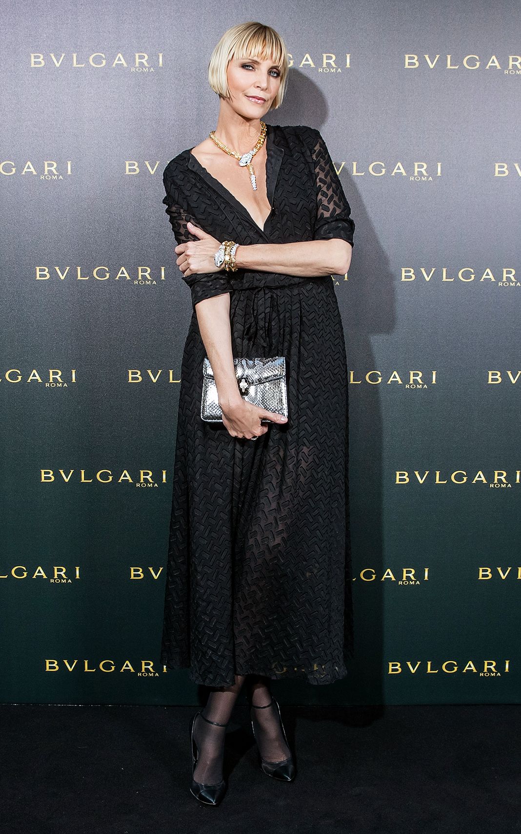 На открытии бутика Bulgari в Bulgari Boutique