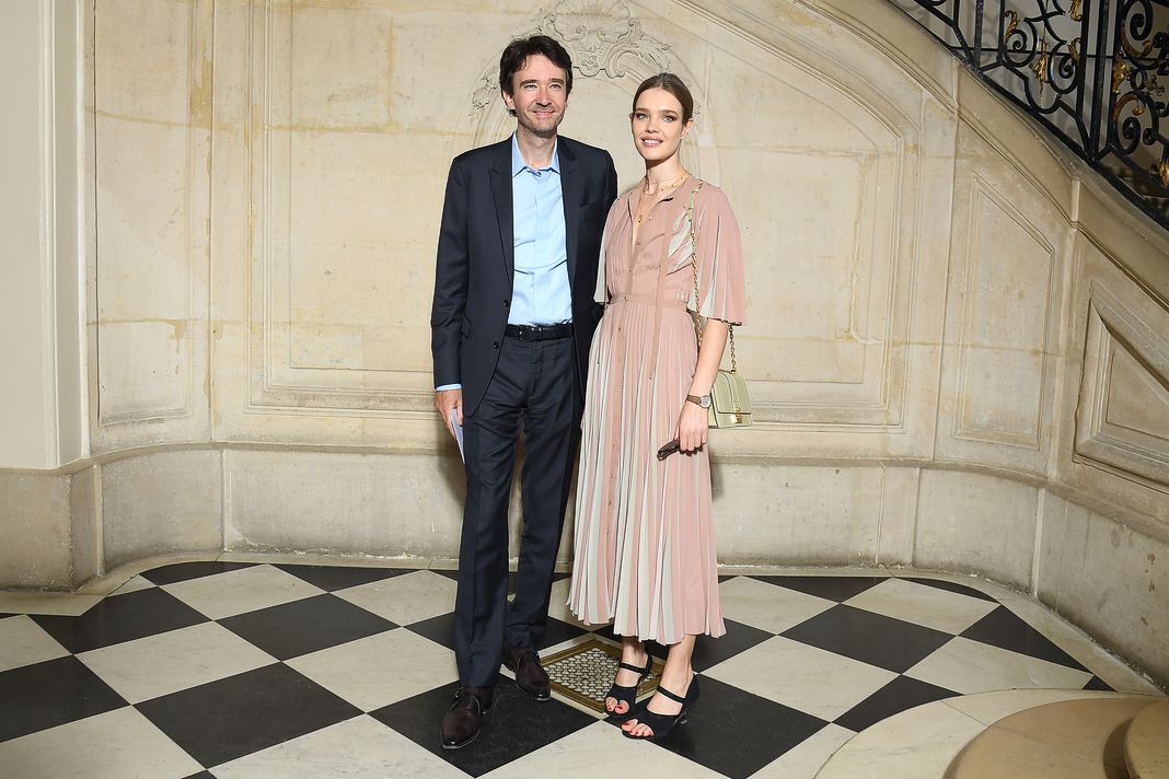 Антуан Арно и Наталья Водянова на показе Christian Dior в Париже, 26 февраля 2019 г. Антуан Арно и Наталья Водянова на показе Christian Dior.