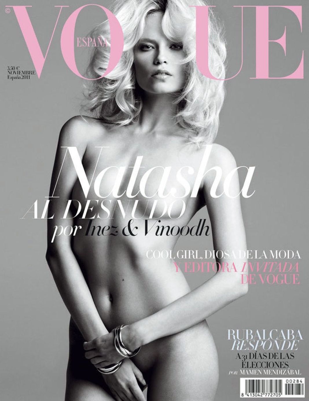 На обложке журнала Vogue Espana, фотография Инес и Винуд, ноябрь 2011 г. На обложке журнала Vogue Espana, фотография Инес и Винуд, ноябрь 2011 г.
