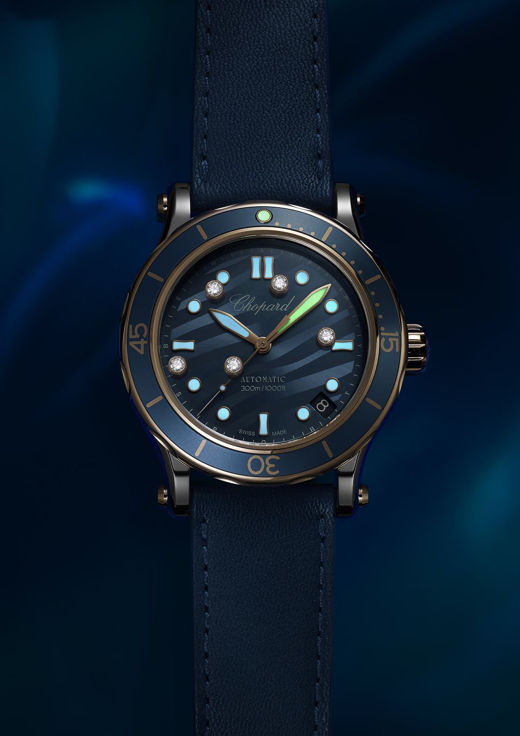 «Happy Ocean» — новая модель ультраэлегантных спортивных часов Chopard, фото 3 «Happy Ocean», Chopard, фото 3