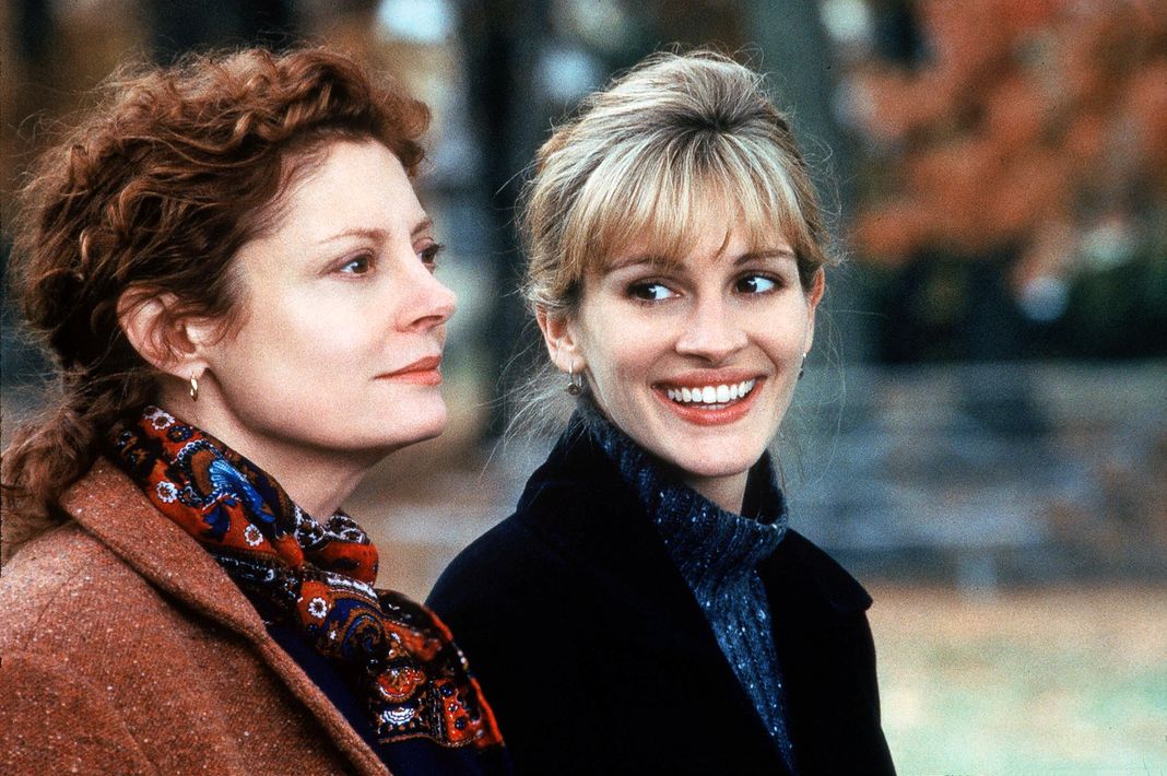 Сьюзан Сарандон, Джулия Робертс в фильме «Мачеха», 1999 г. Сьюзан Сарандон, Джулия Робертс в фильме «Мачеха»