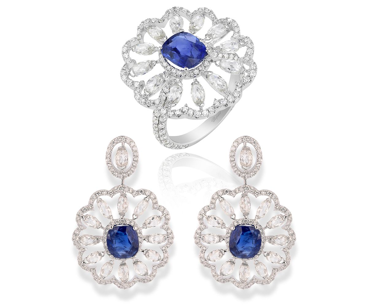Кольцо, серьги из коллекции Haute Joaillerie Chopard Кольцо, серьги Haute Joaillerie Chopard