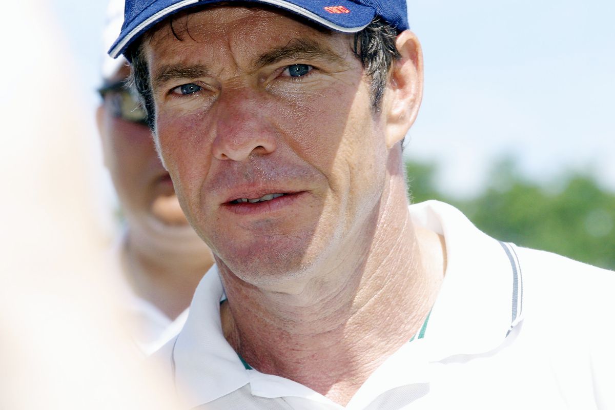 Деннис Куэйд во время благотворительного турнира Jiffy Lube Dennis Quaid по классическому гольфу в Остине, 5 июня 2004 г. Деннис Куэйд во время благотворительного турнира Jiffy Lube Dennis Quaid по классическому гольфу в Остине, 5 июня 2004 г.