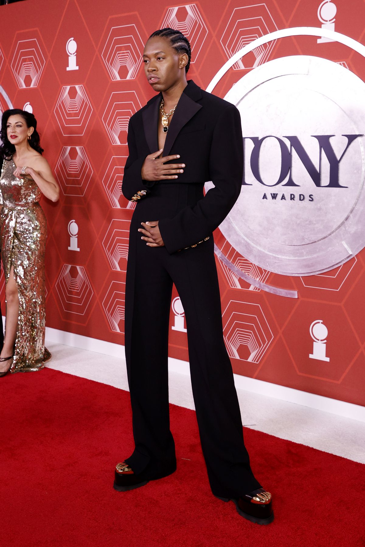 Джереми О. Харрис на 74-й ежегодной церемонии вручения премии Tony Awards в Нью-Йорке, 26 сентября 2021 г. Джереми О. Харрис на 74-й ежегодной церемонии вручения премии Tony Awards