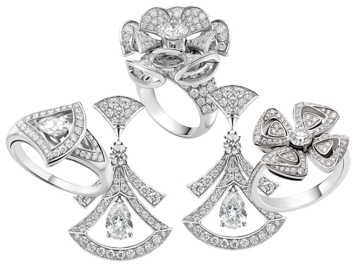 Кольца, серьги из коллекции Divas’ Dream Bvlgari Кольца, серьги Divas’ Dream Bvlgari
