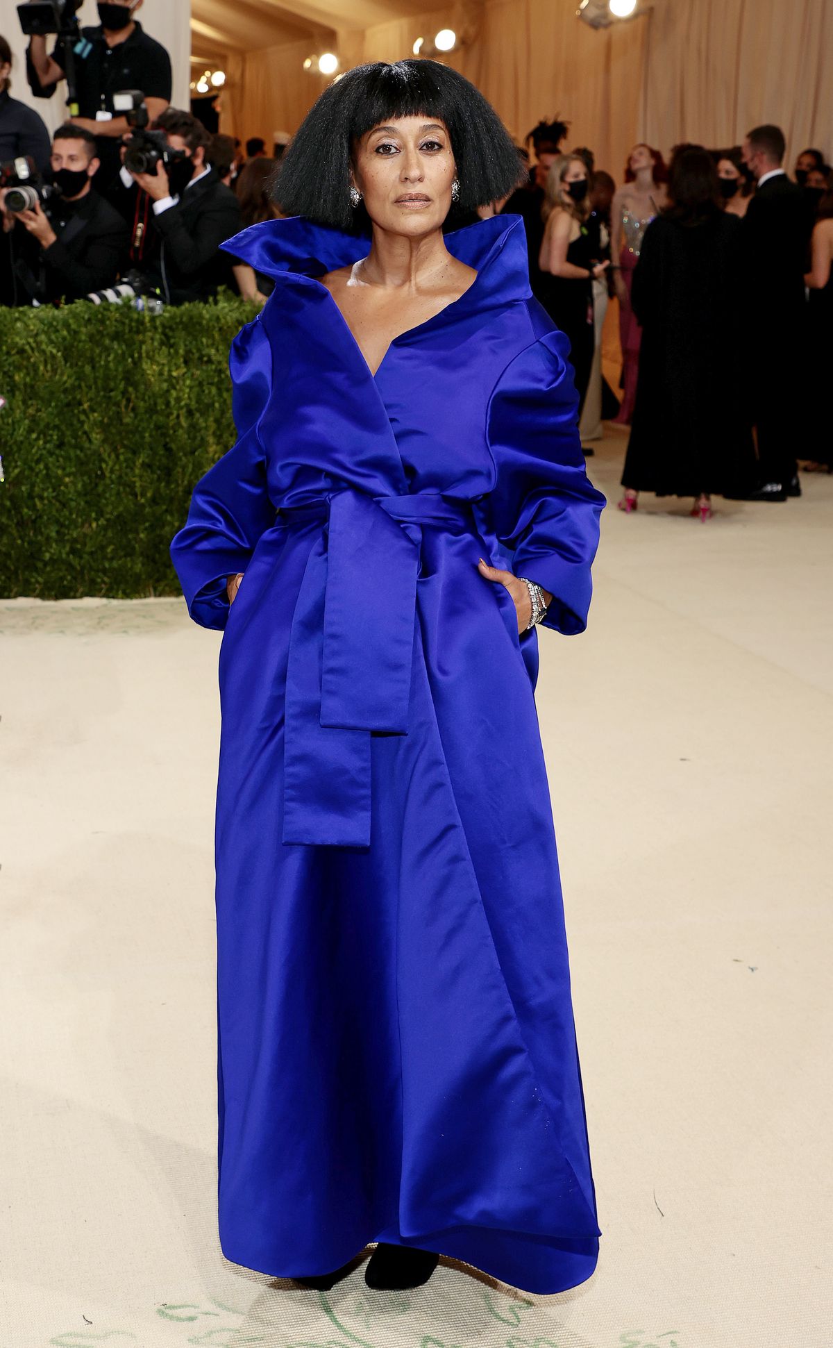 Трэйси Эллис Росс на балу Института костюма Met Gala 2021 «In America: A Lexicon Of Fashion» в Метрополитен-музее, 13 сентября 2021 г., фото 1 Трэйси Эллис Росс на балу Института костюма Met Gala 2021 «In America: A Lexicon Of Fashion», фото 1