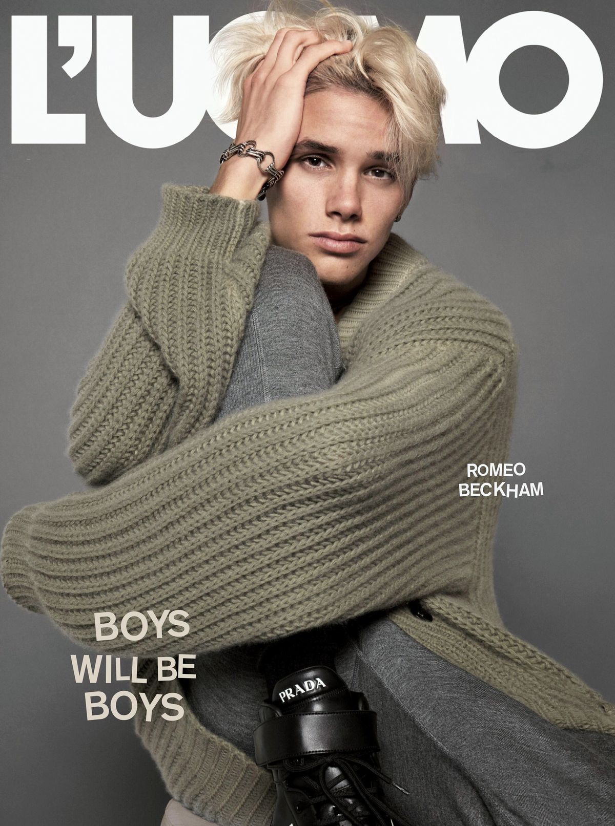 На обложке журнала L'Uomo Vogue