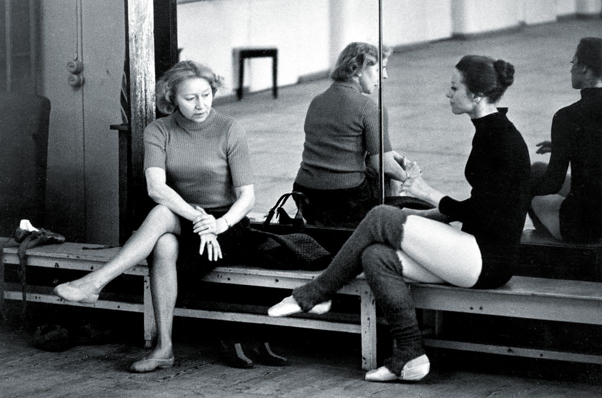 На репитиции с Галиной Сергеевной Улановой, 1 июня 1969 г. На репетиции с Галиной Сергеевной Улановой