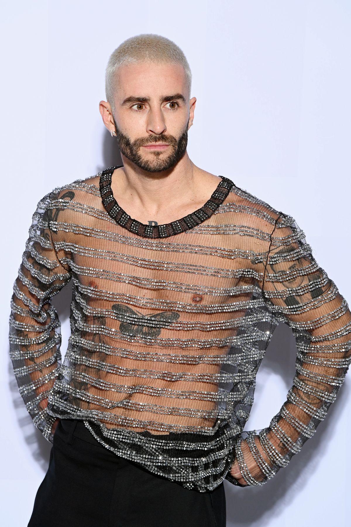 Пелайо Диаз на шоу Balmain Womenswear Весна/лето 2022 в рамках Недели моды в Париже, 29 сентября 2021 г., фото 2 Пелайо Диаз на шоу Balmain Womenswear Весна/лето 2022 в рамках Недели моды в Париже, фото 2