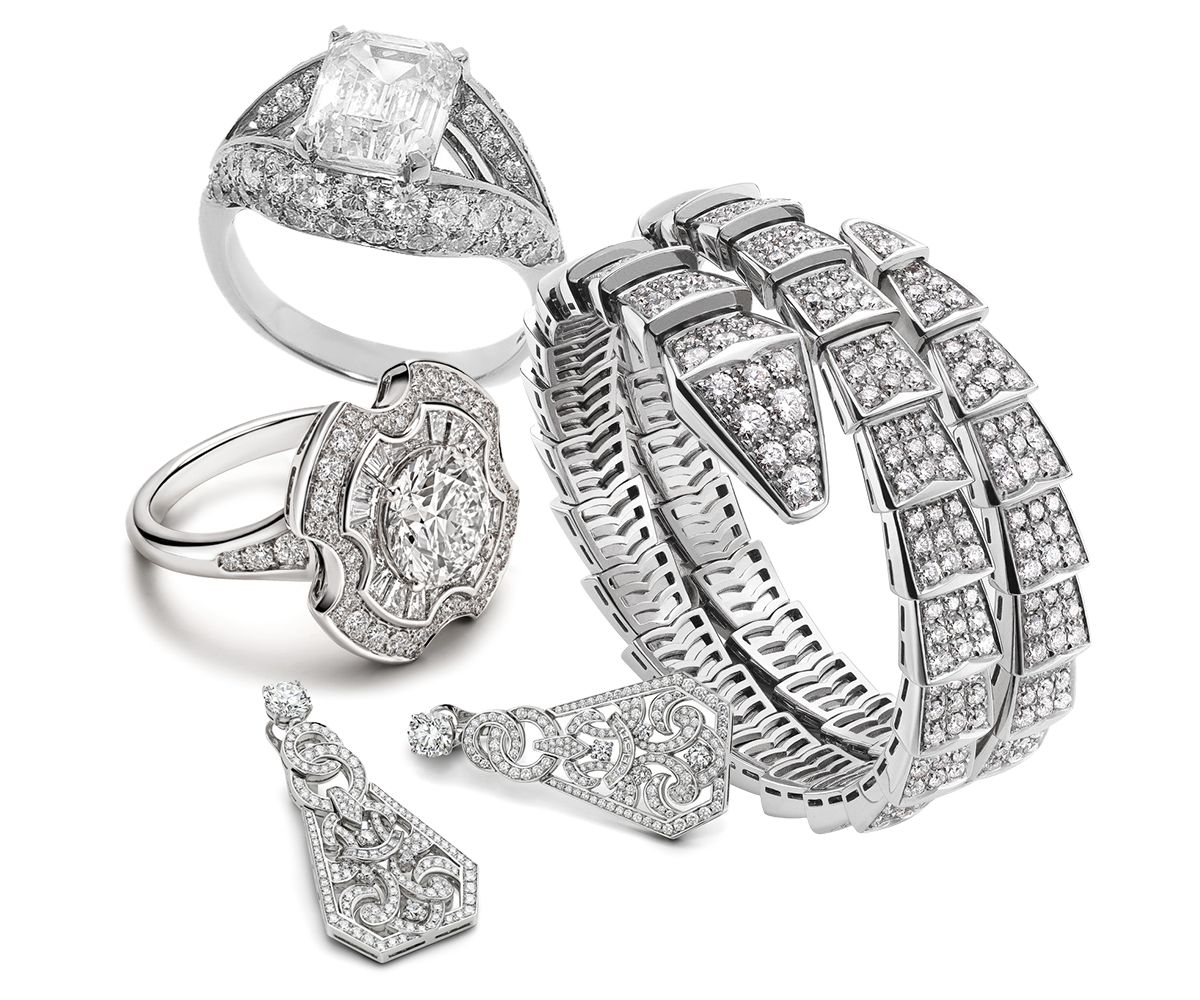 Кольца, серьги, браслет Serpenti Viper Bvlgari Кольца, серьги, браслет Bvlgari Serpenti Viper