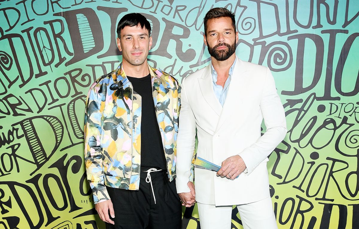 Джван Йосеф, Рики Мартин на шоу Dior Men's Осень 2020 в Майами, 3 декабря 2019 г. Джван Йосеф, Рики Мартин на шоу Dior Men's Осень 2020