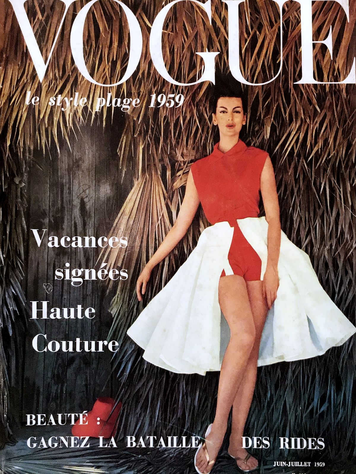 На обложке журнала Vogue Paris, фото Нормана Паркинсона, июль-июнь 1959 г. На обложке журнала Vogue Paris